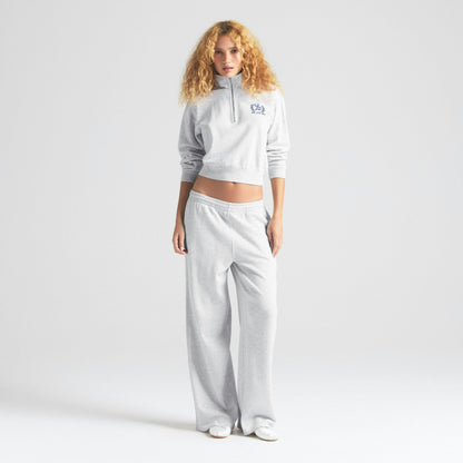 LIGHTWEIGHT FLEECE SHRUNKEN QUARTER ZIP