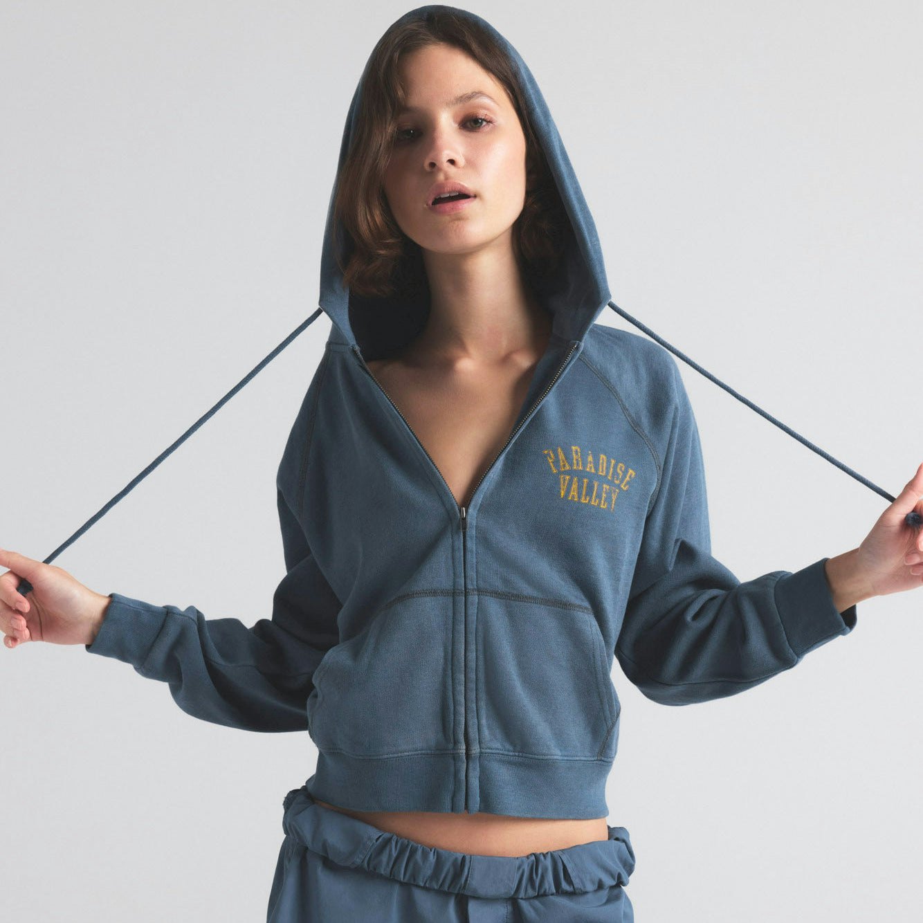 Skims Lightweight Fleece Zip Up Hoodie Not_Found