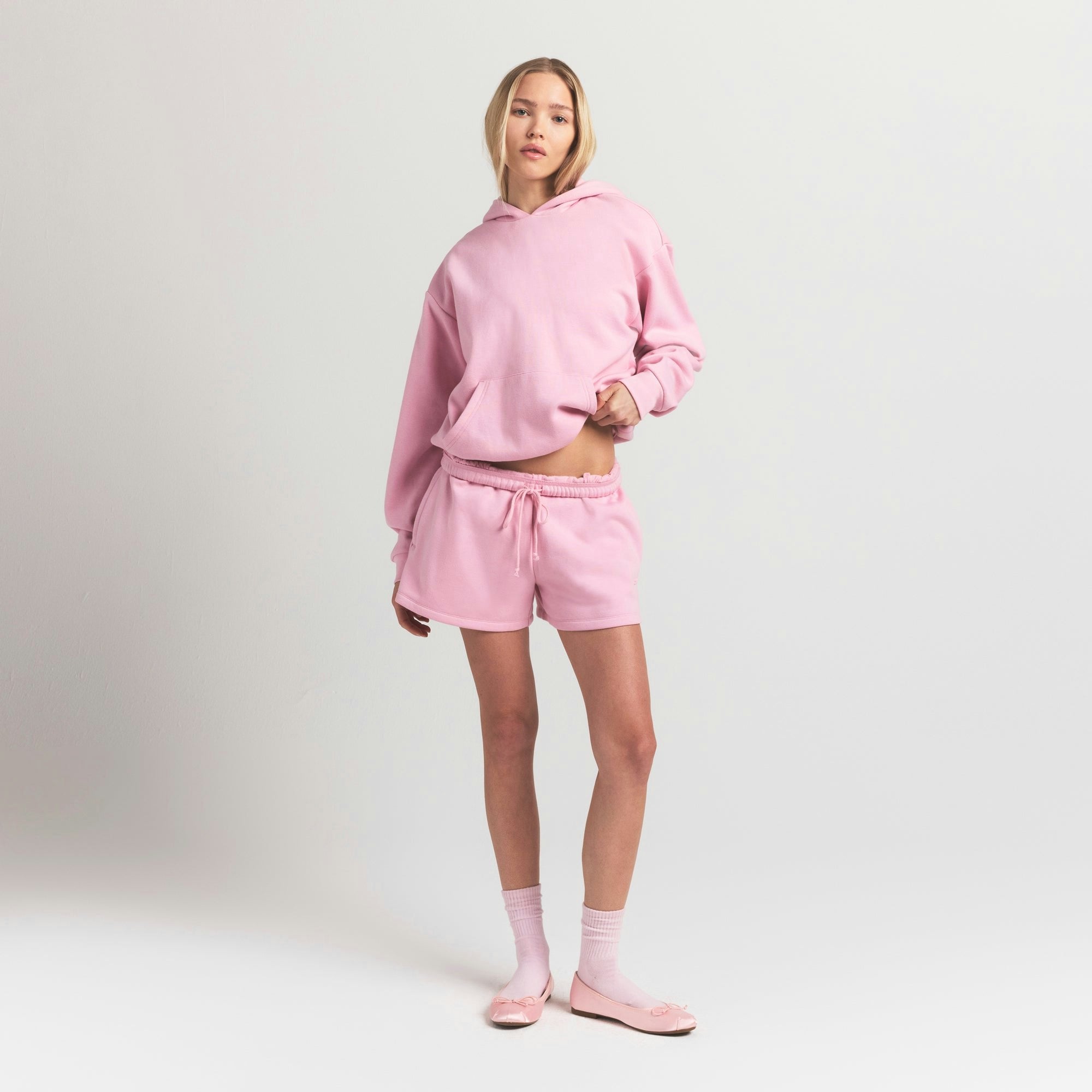 Skims Cotton Fleece Classic Hoodie Halite