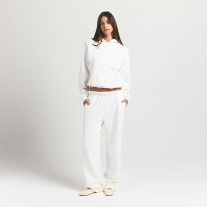 Skims Cotton Fleece Classic Hoodie Marble