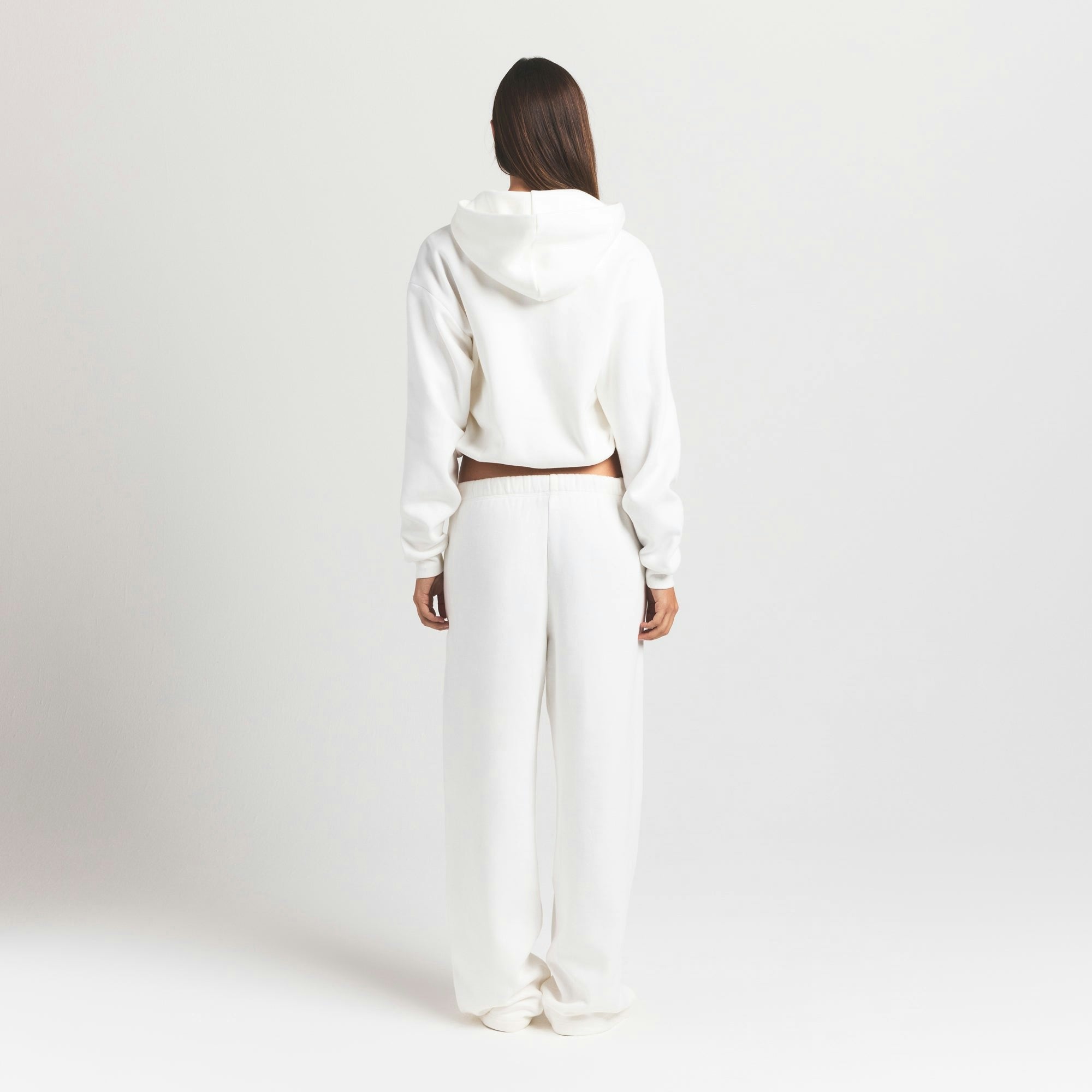 Skims Cotton Fleece Classic Hoodie Marble