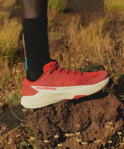 Salomon Pulsar Trail Running Fiery Red