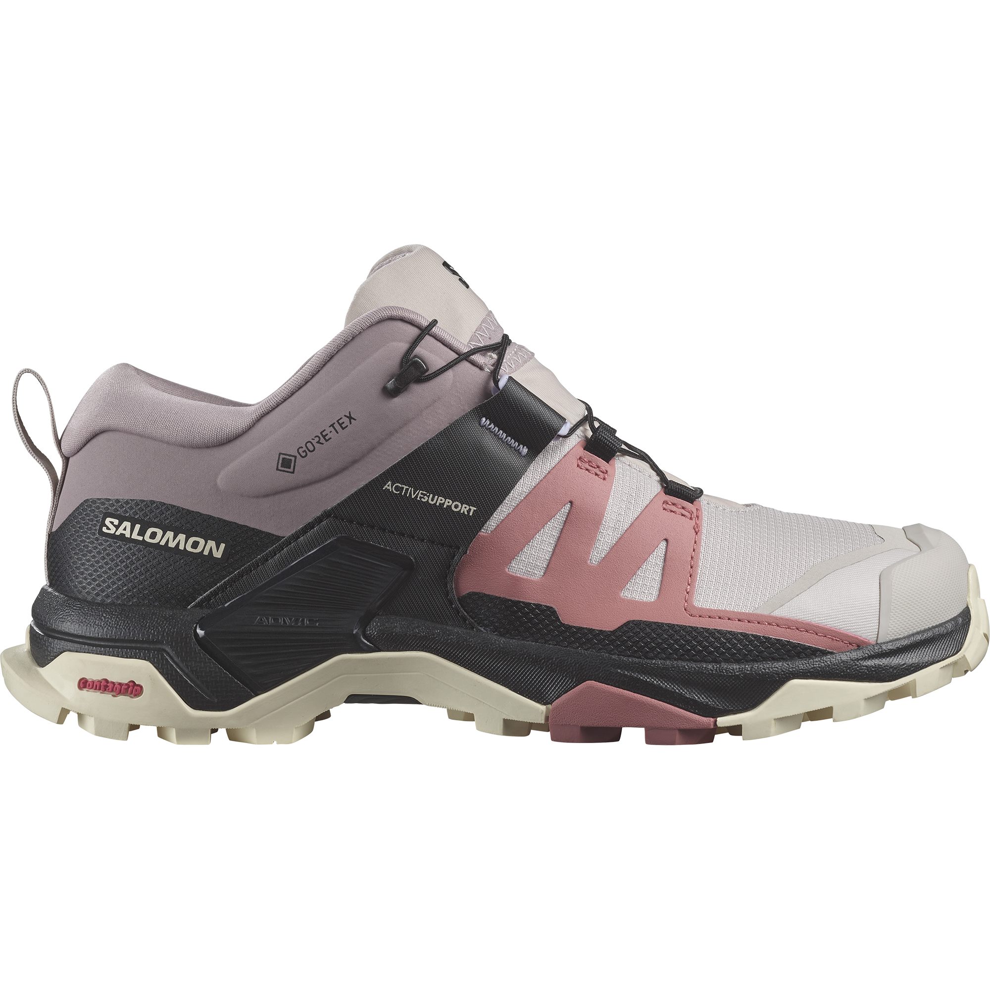 Salomon X Ultra 4 Gore-Tex Hiking & Backpacking Shoes Womens Ashes Of Roses