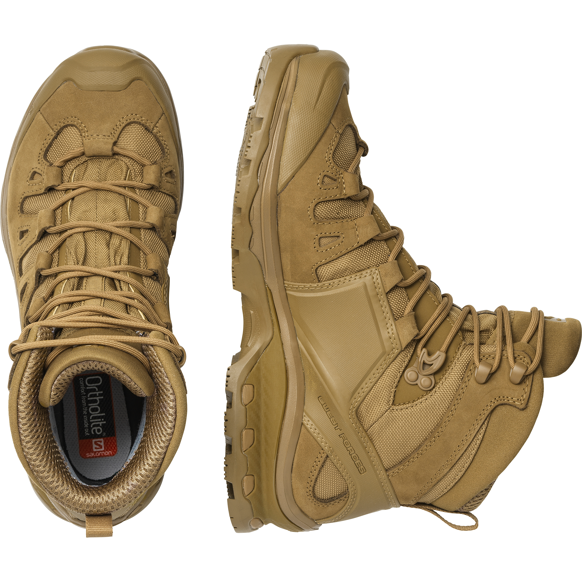 Salomon Quest 4D Gore-Tex Forces 2 Forces Shoes Coyote Brown