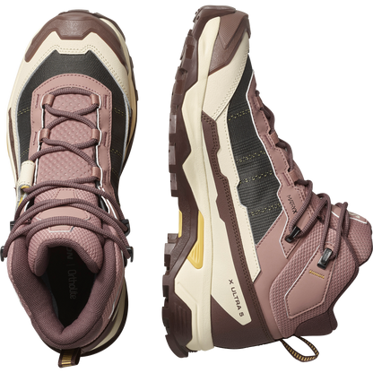 Salomon X Ultra 5 Mid Gore-Tex Hiking Womens Burlwood