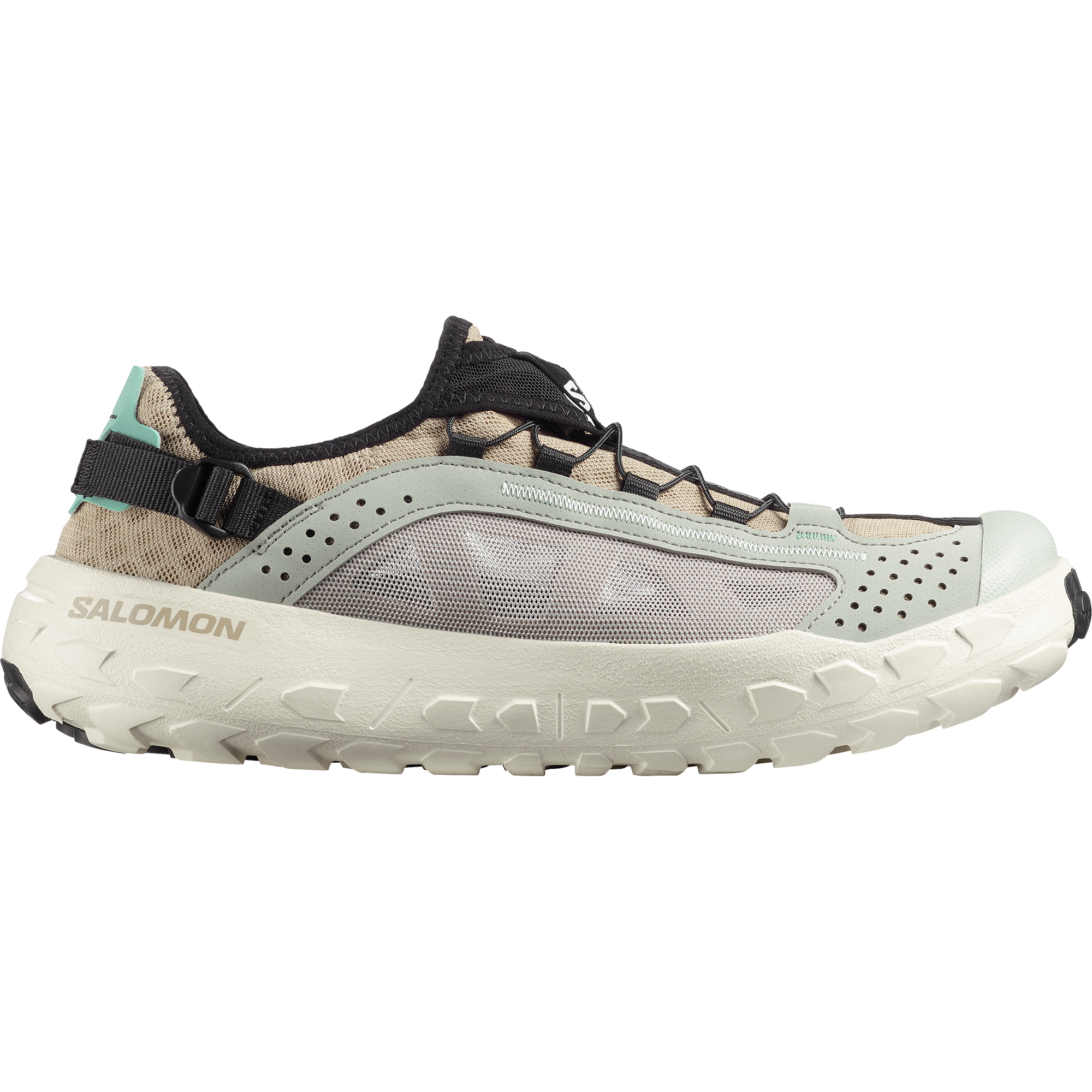 Salomon Solamphibian Sandals, Water Shoes & Recovery Shoes Desert Tan