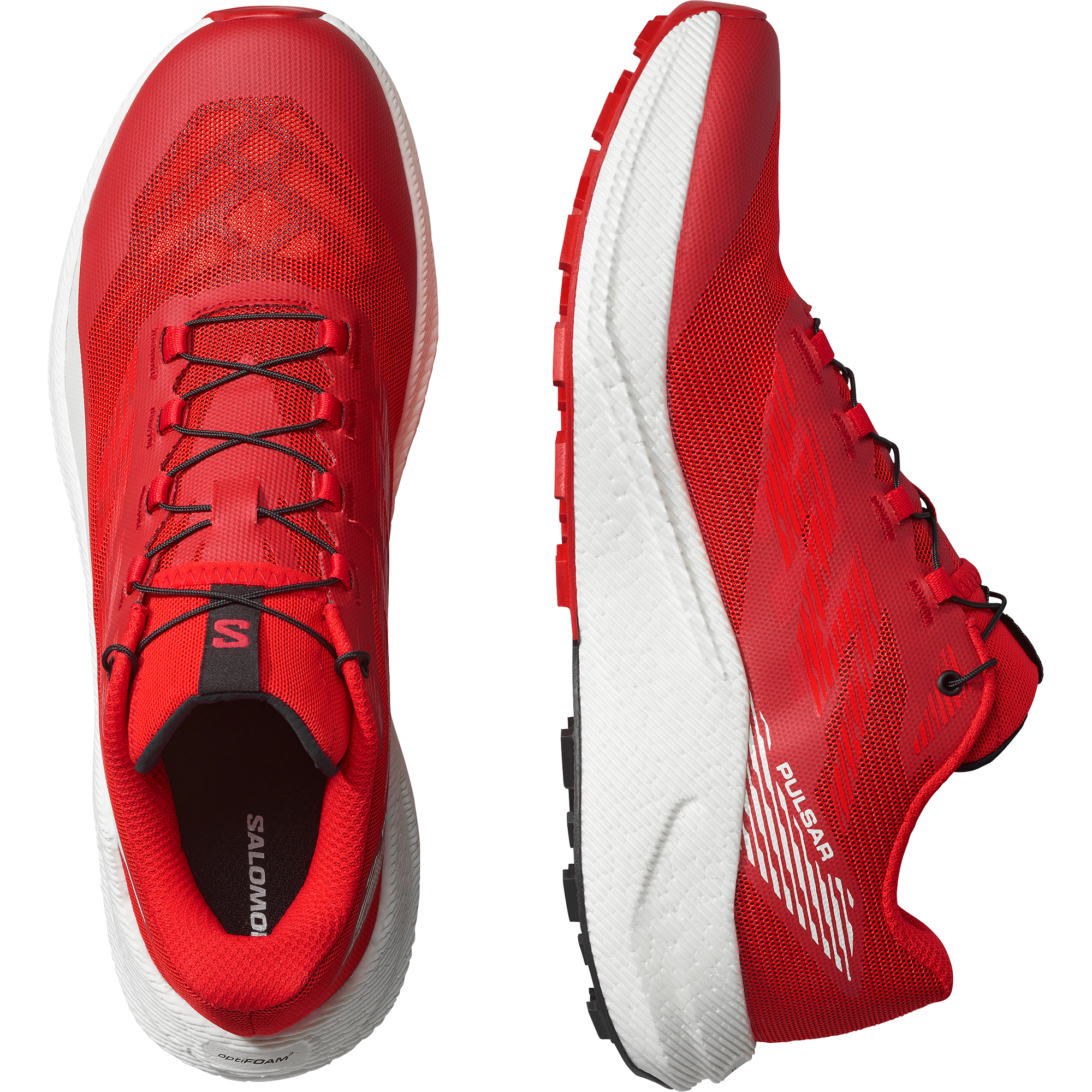 Salomon Pulsar Trail Running Fiery Red