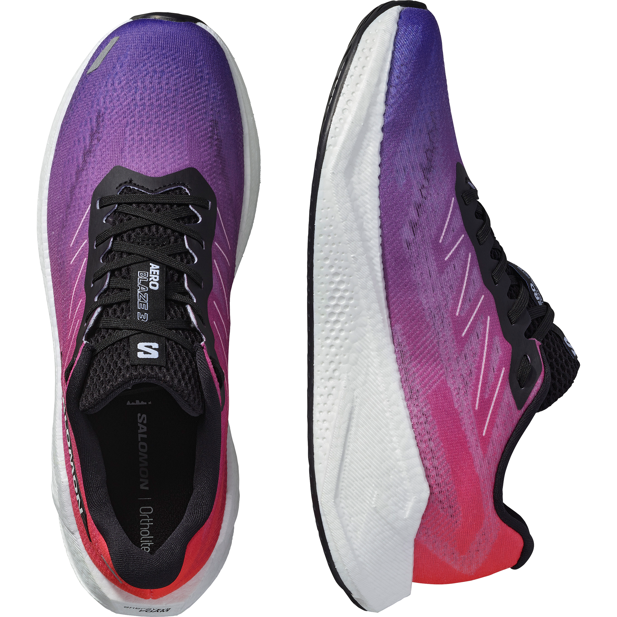 Salomon Aero Blaze 3 Road Running Neon Flame