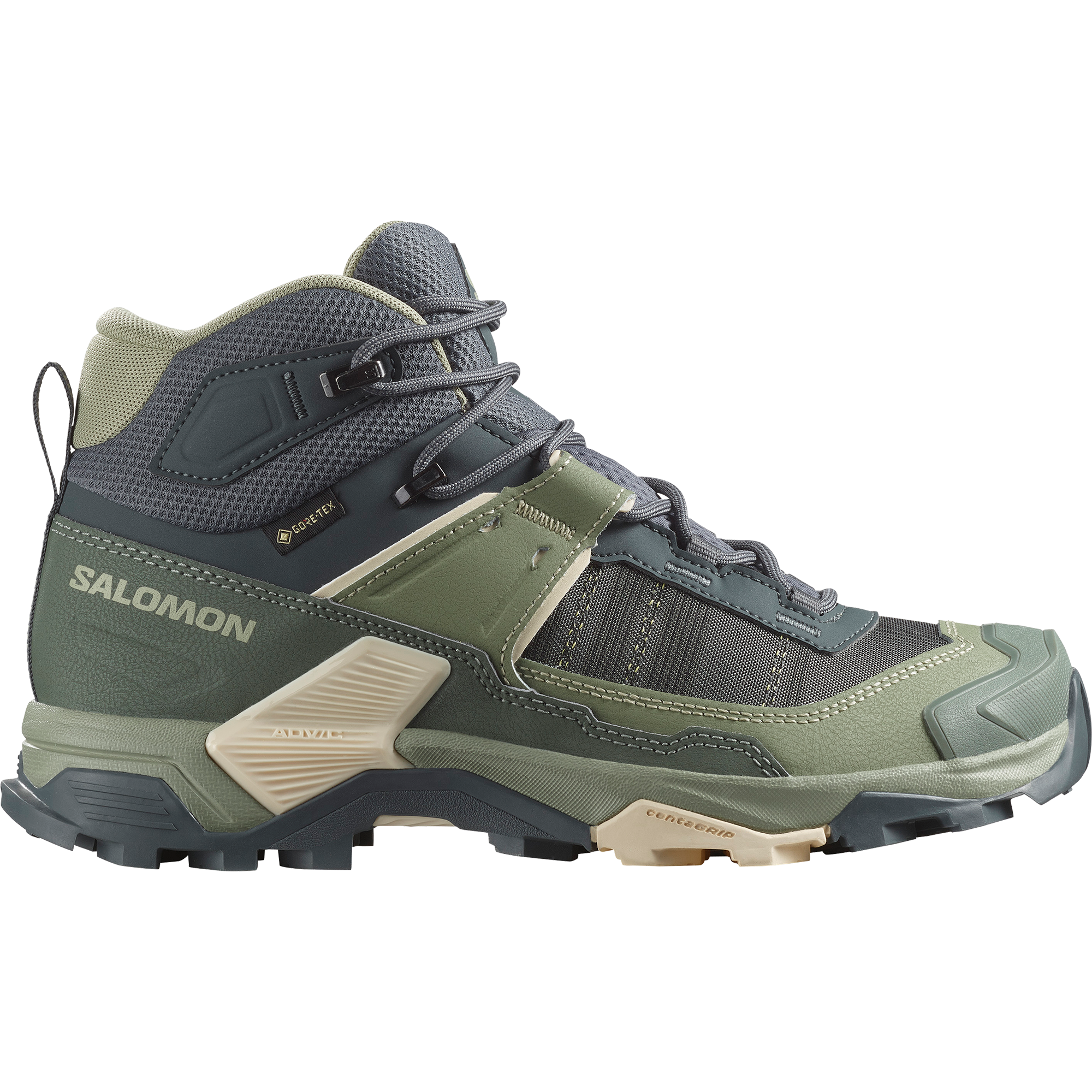 Salomon X Ultra 5 Mid Gore-Tex Hiking & Backpacking Shoes Womens Turbulence