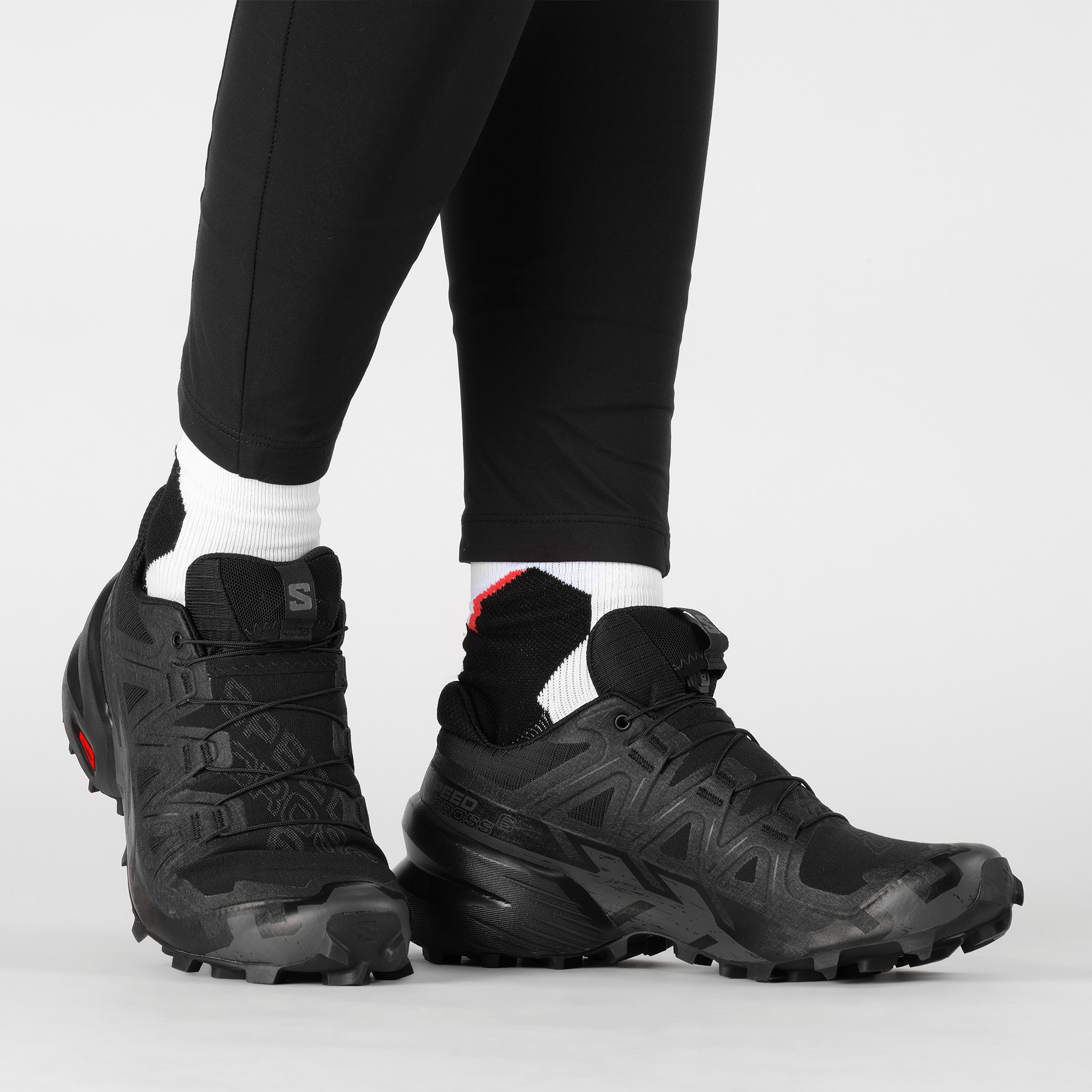 Salomon Speedcross 6 Trail Running Shoes Womens Black