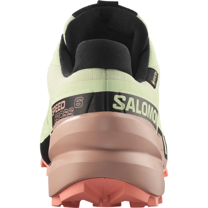 Salomon Speedcross 6 Gore-Tex Trail Running Shoes Womens Lime Cream