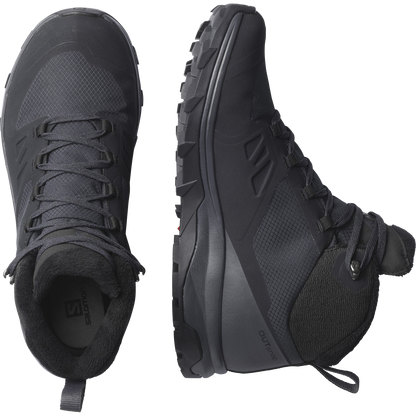 Salomon Outsnap Waterproof Winter Shoes Womens Black