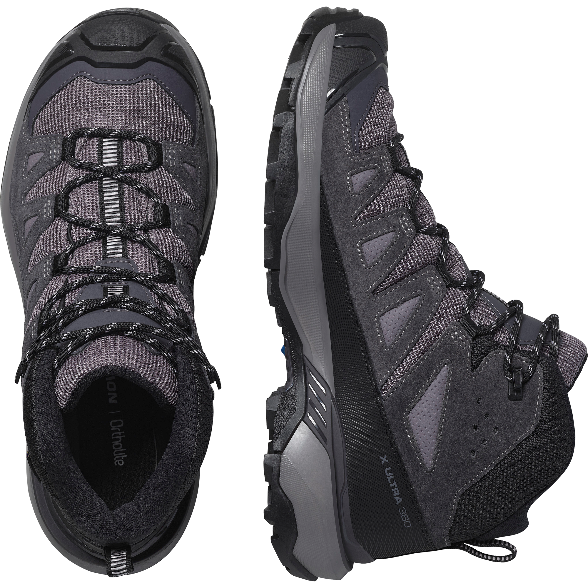 Salomon X Ultra 360 Leather Mid Gore-Tex Hiking Womens Shark