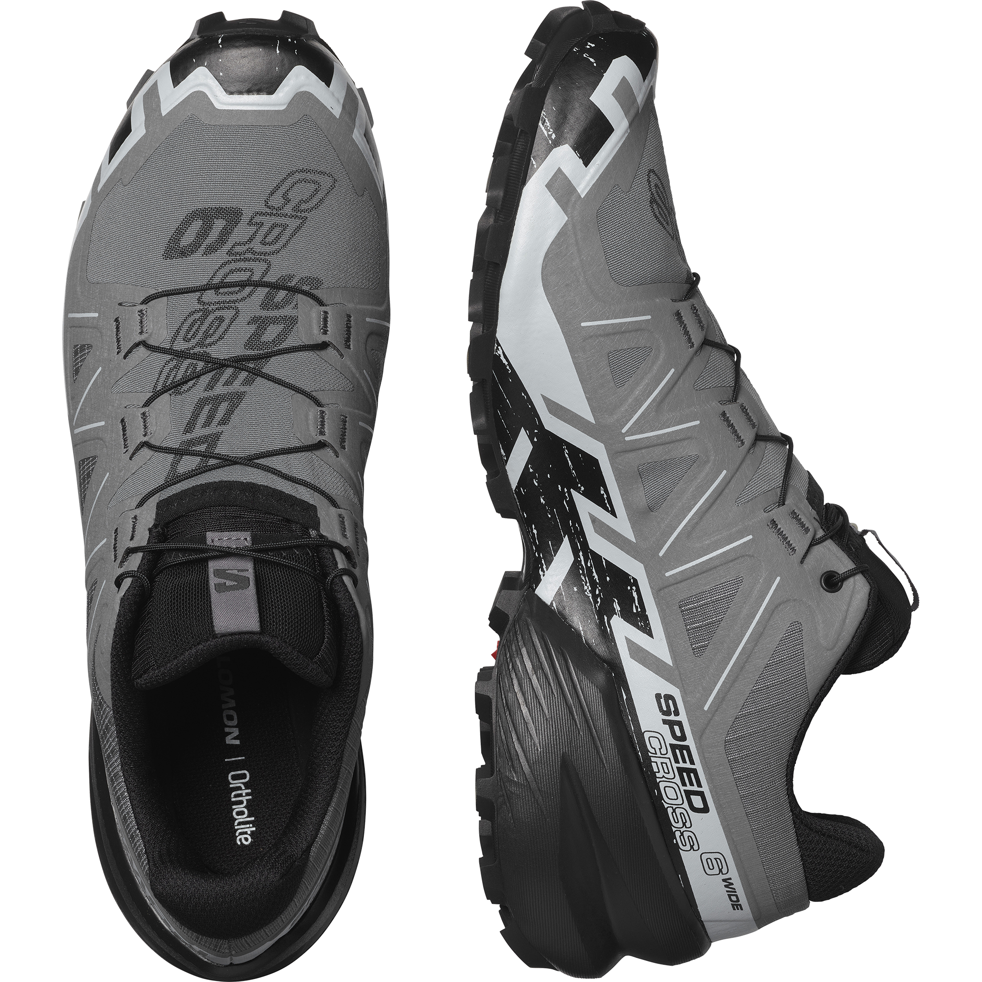 Salomon Speedcross 6 Wide Trail Running Shoes Quiet Shade