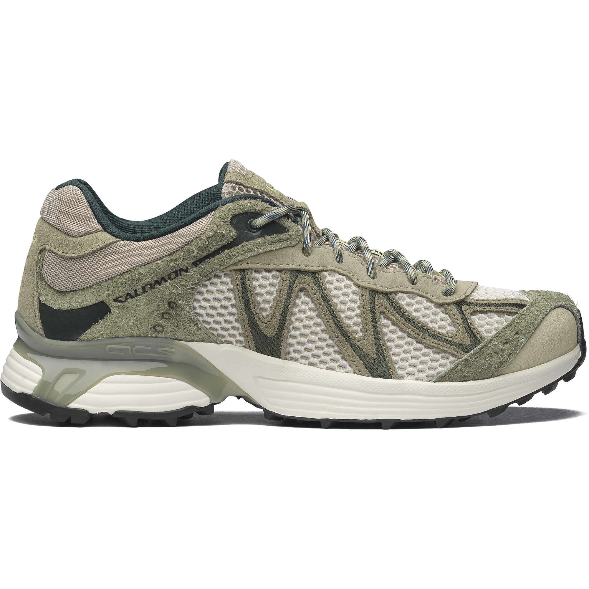 Salomon Xt-Whisper Embroidery Sneakers Deep Lichen Green