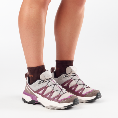 Salomon X Ultra 360 Edge Hiking & Backpacking Shoes Womens Silver Cloud