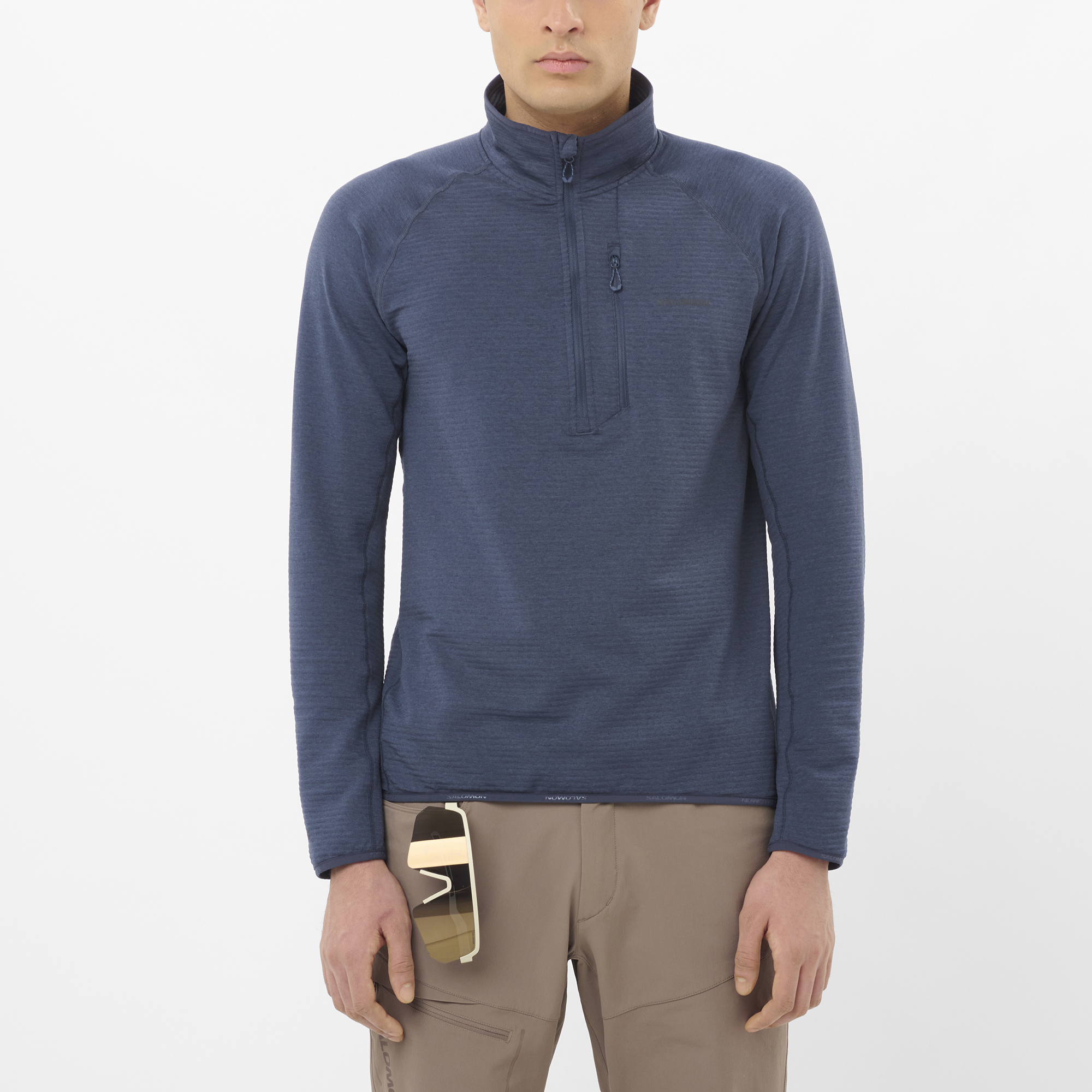 Salomon Essential Lightwarm Half Zip Midlayer