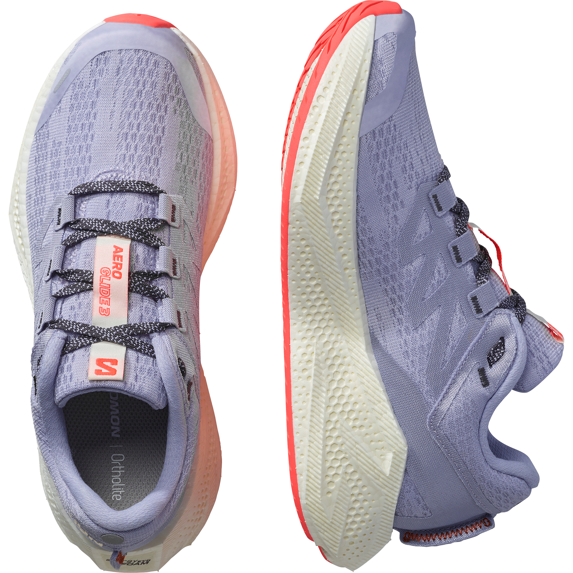 Salomon Aero Glide 3 Road Running Shoes Womens Cosmic Sky