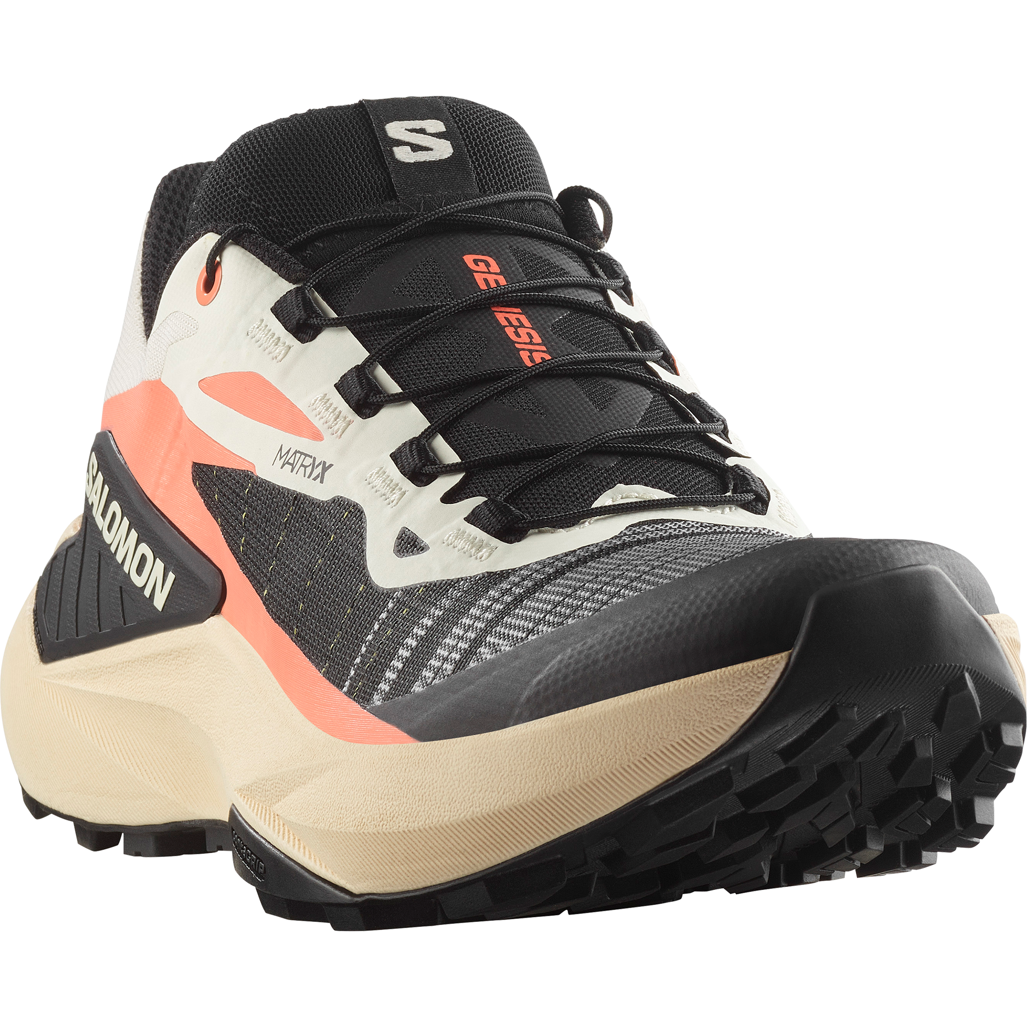 Salomon Genesis Trail Running Shoes Womens Fusion Coral