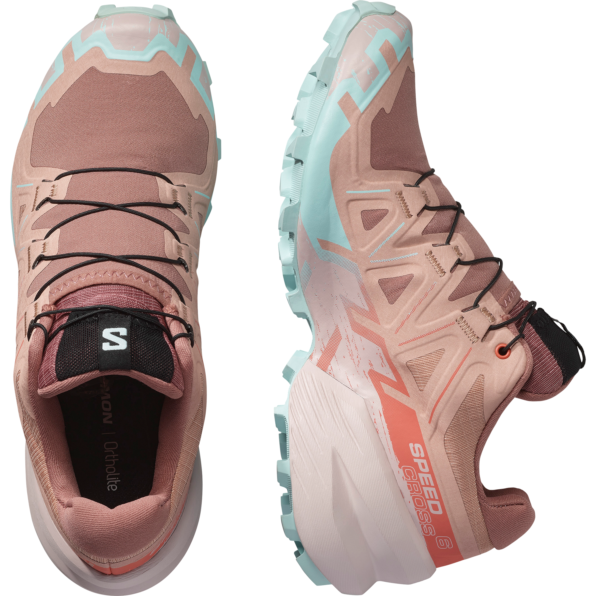 Salomon Speedcross 6 Trail Running Womens Mahogany Rose