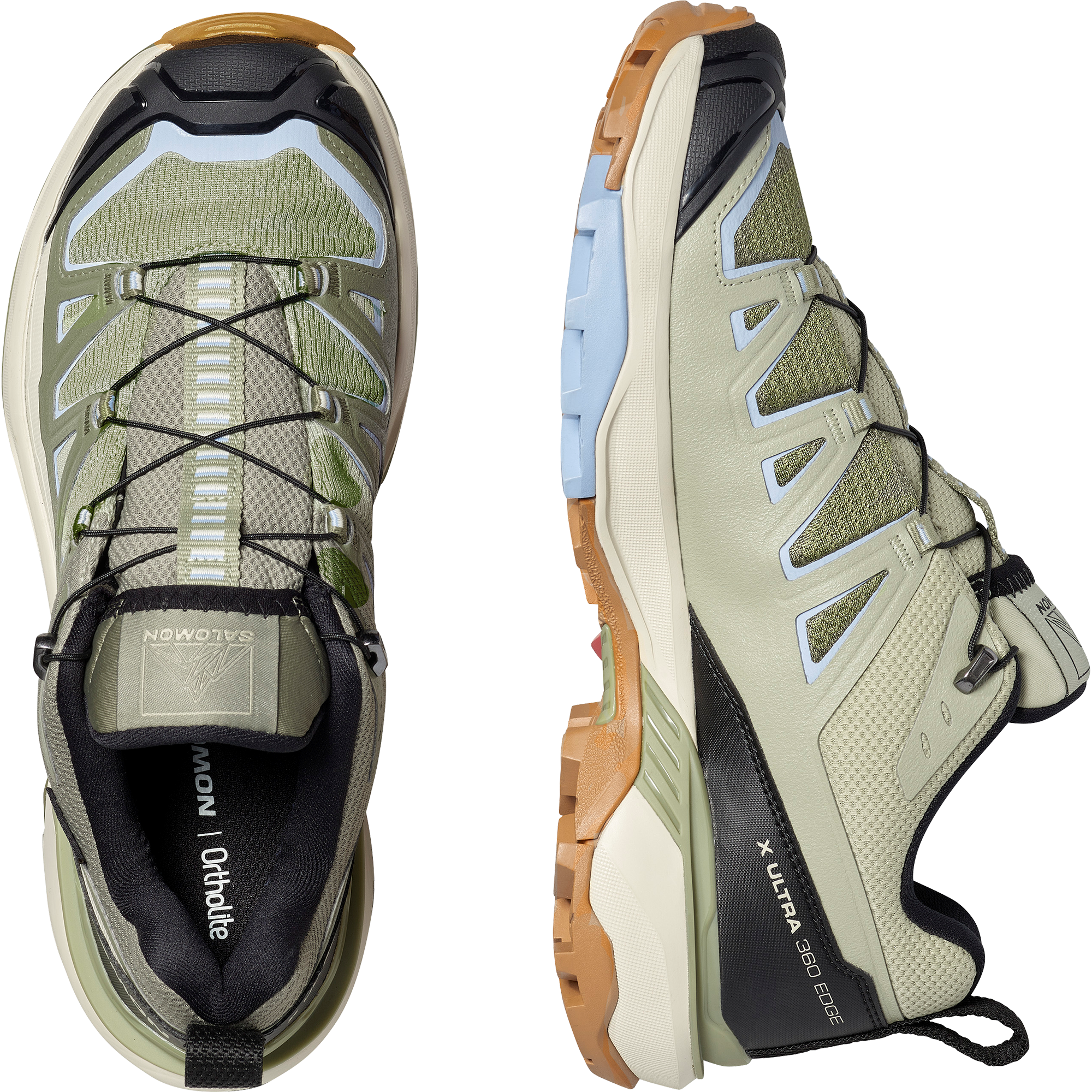Salomon X Ultra 360 Edge Hiking Womens Deep Lichen Green