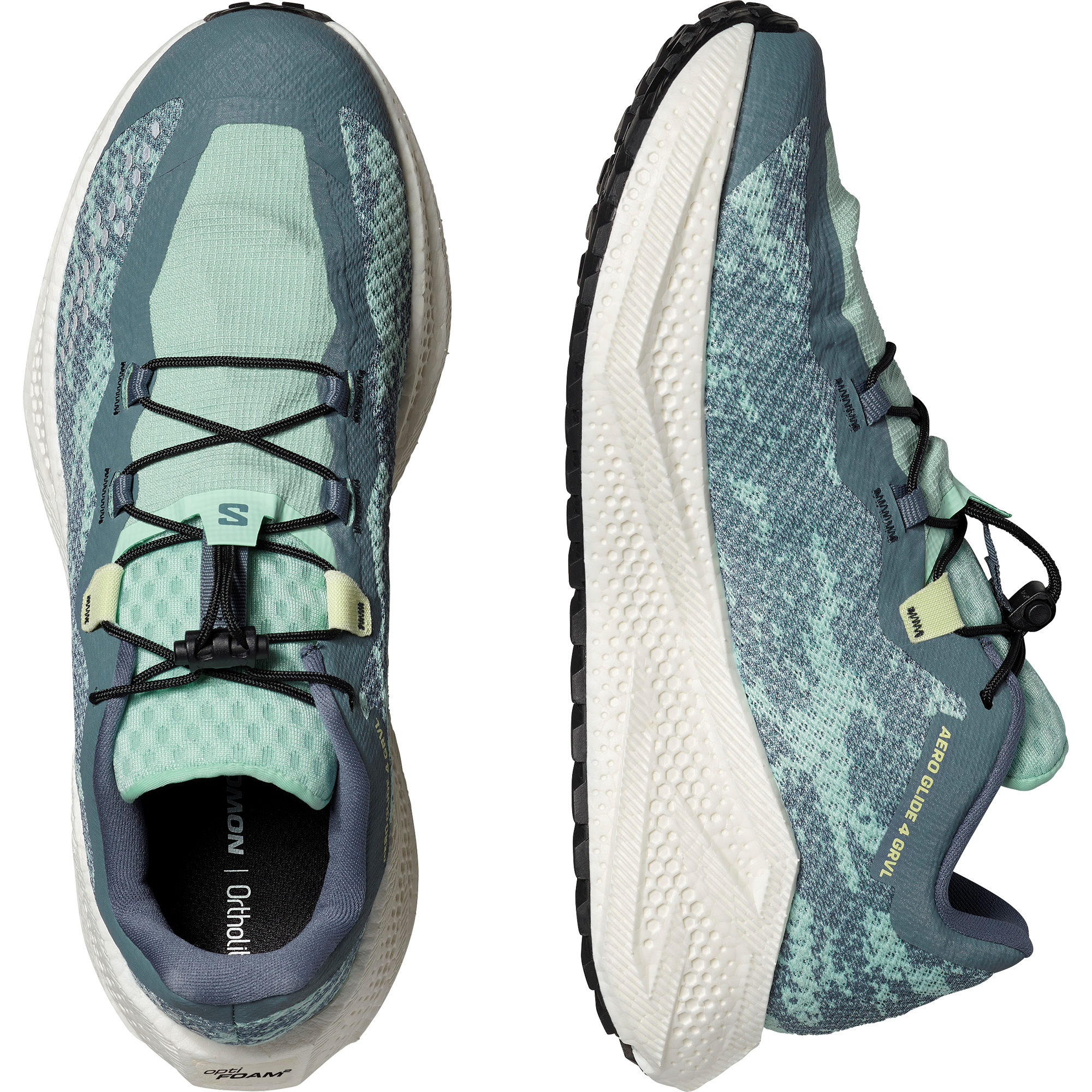 Salomon Aero Glide 4 Grvl Gravel Running Shoes Stormy Weather