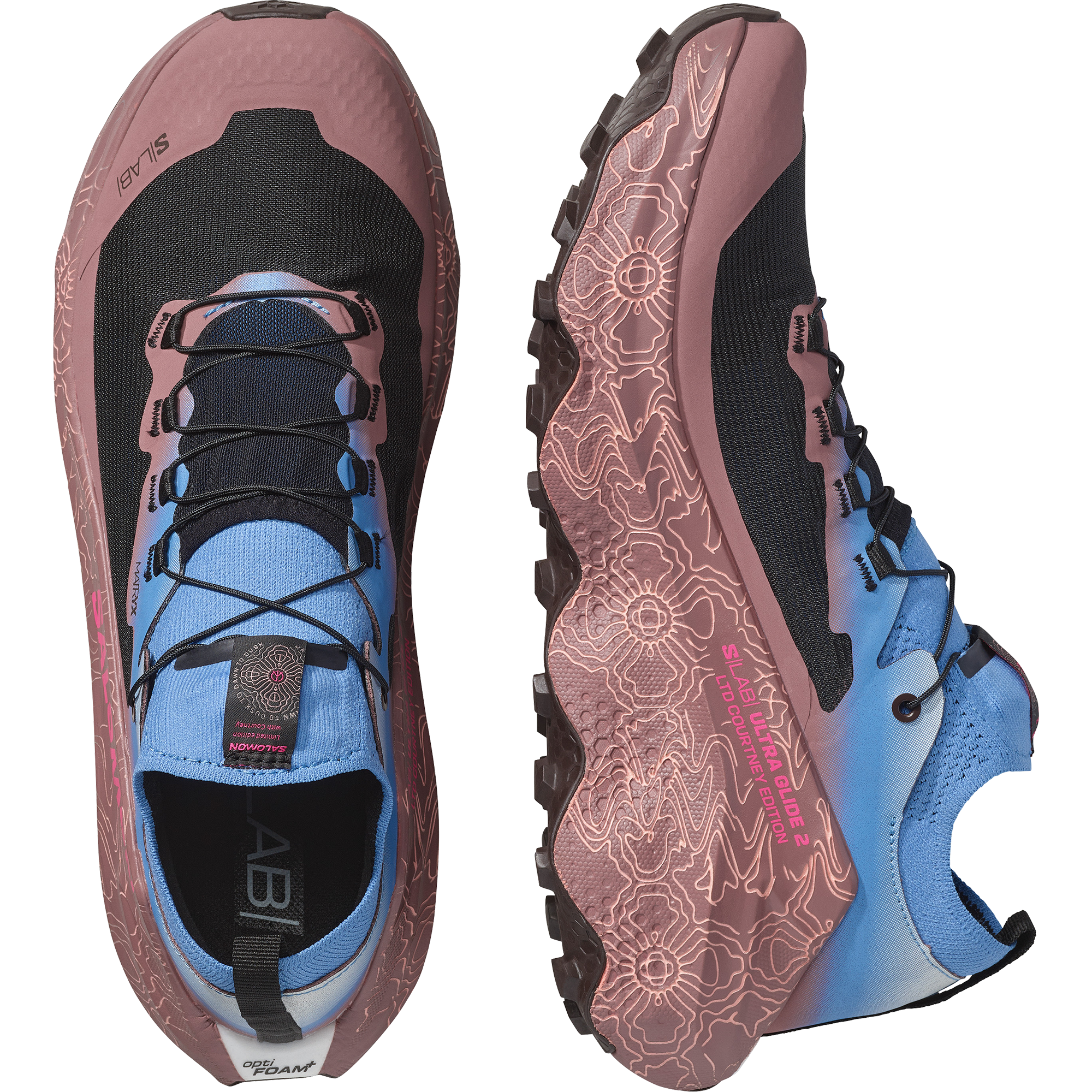 Salomon S/Lab Ultra Glide 2 Limited Courtney Edition Trail Running Shoes Ebb And Flow