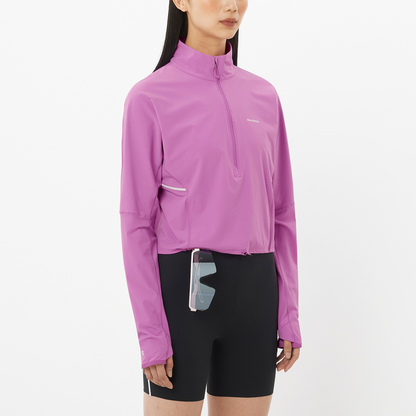 Salomon Sense Aero Hybrid ’S Half Zip Midlayer Women's