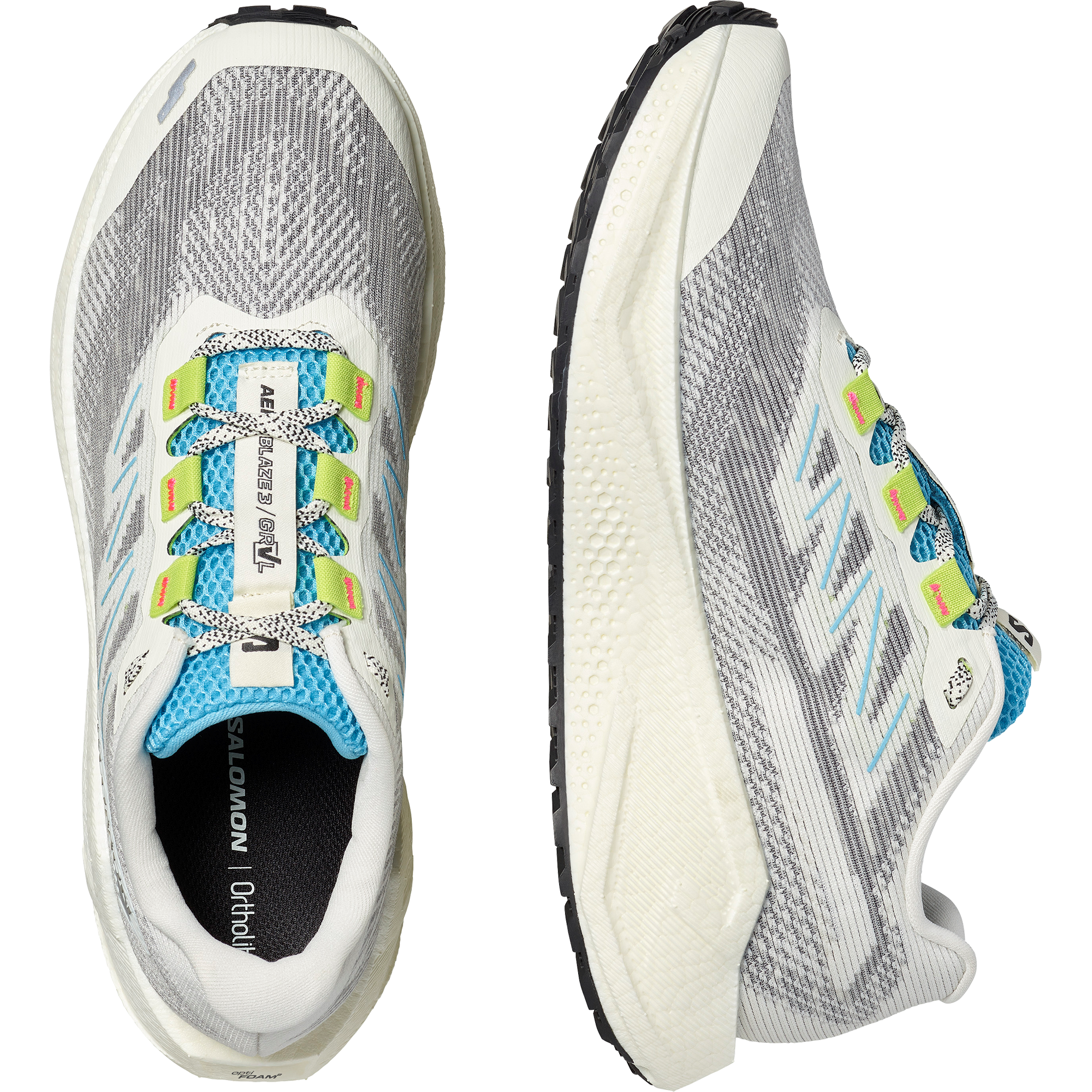 Salomon Aero Blaze 3 Grvl Gravel Running Shoes Vanilla Ice