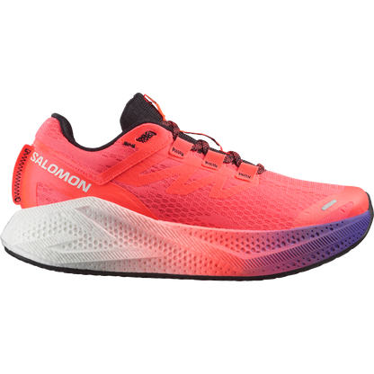 Salomon Aero Glide 3 Road Running Shoes Womens Neon Flame