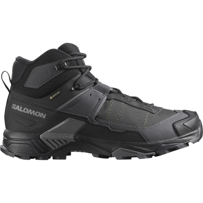 Salomon X Ultra 5 Mid Wide Gore-Tex Hiking & Backpacking Shoes Black
