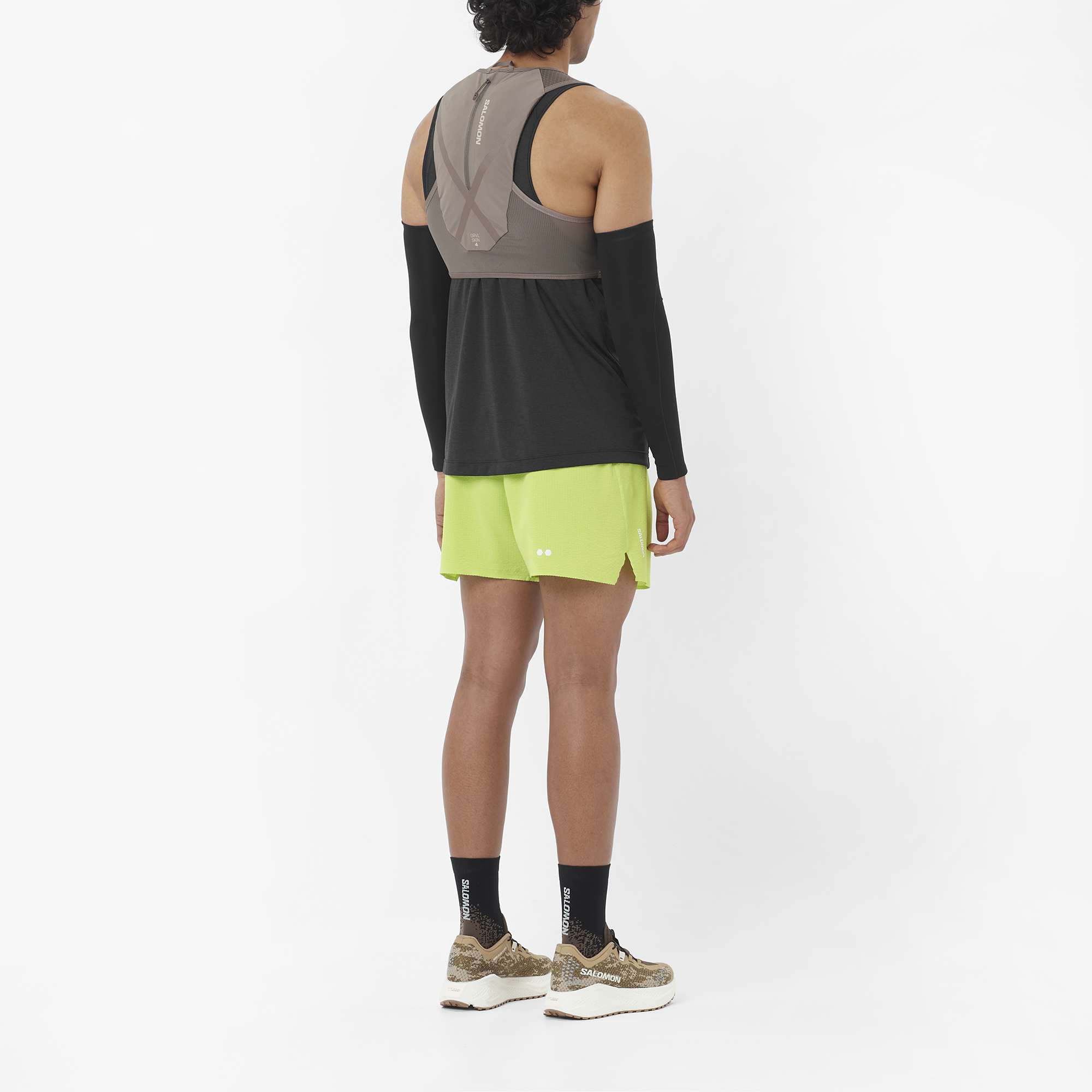 Salomon Aero Glide 4 Grvl Gravel Running Shoes Safari