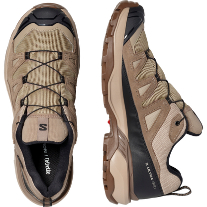 Salomon X Ultra 360 Leather Gore-Tex Hiking & Backpacking Shoes Desert Tan