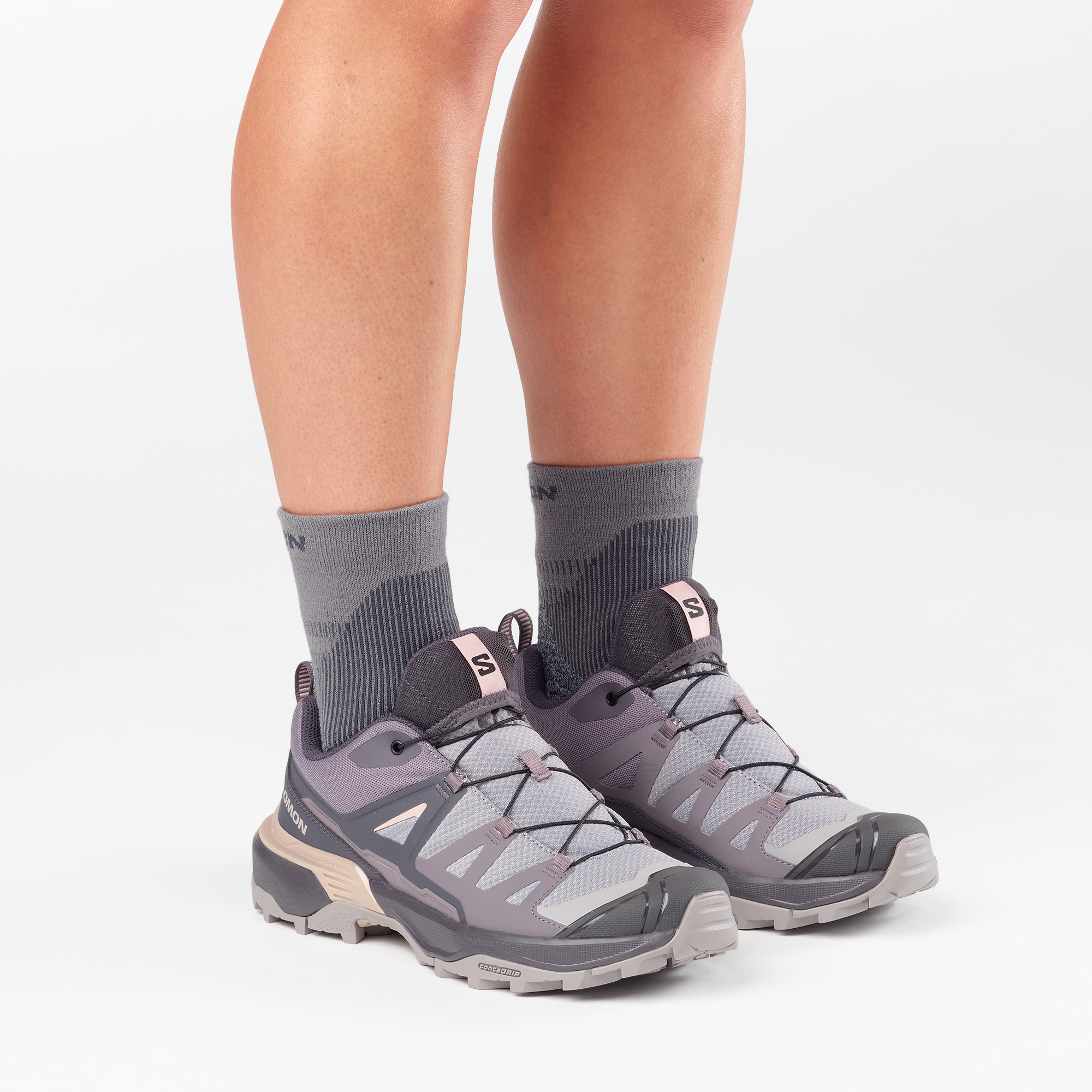 Salomon X Ultra 360 Hiking & Backpacking Shoes Womens Gull