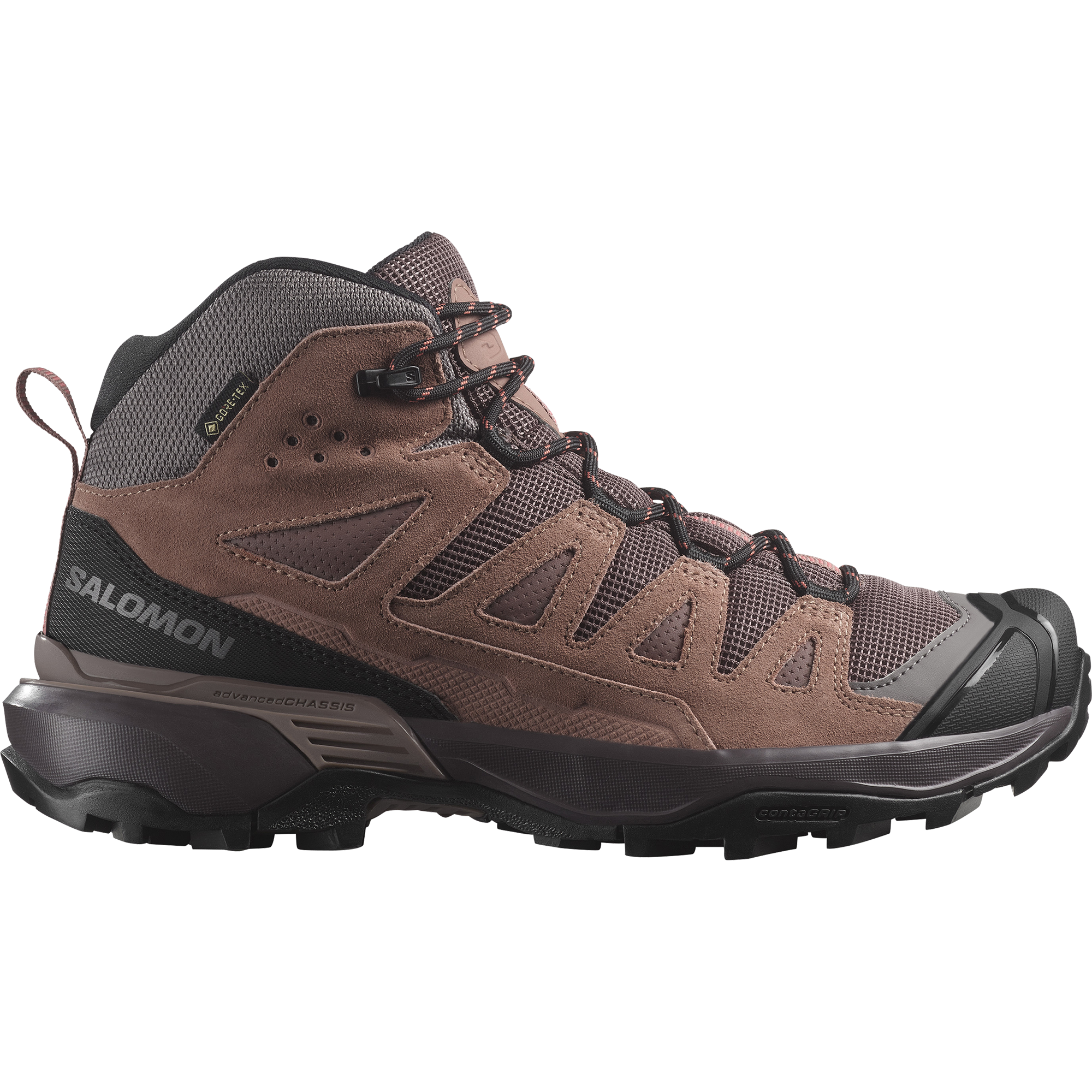 Salomon X Ultra 360 Leather Mid Gore-Tex Hiking Womens Peppercorn