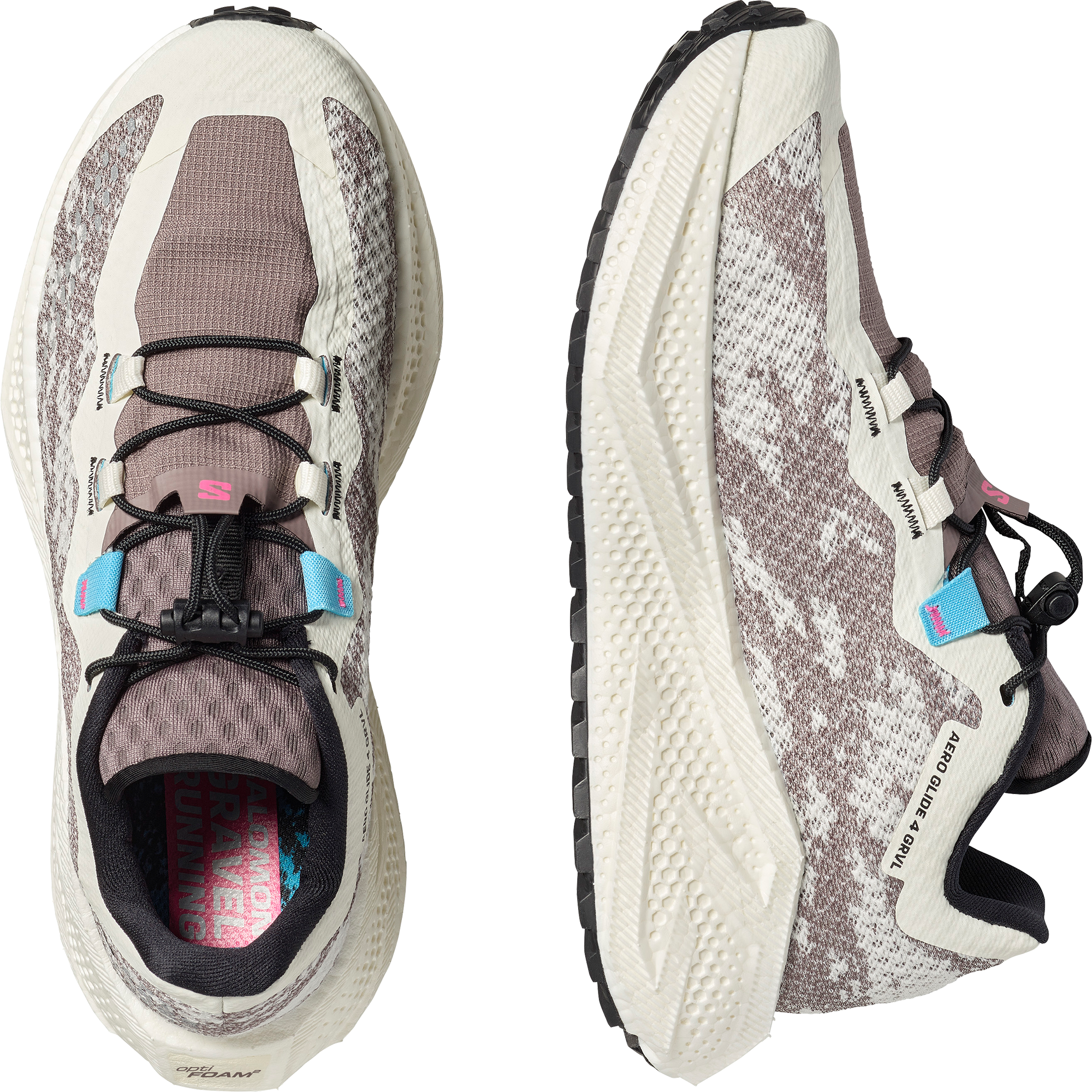 Salomon Aero Glide 4 Grvl Gravel Running Womens Vanilla Ice