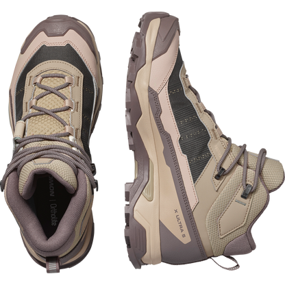 Salomon X Ultra 5 Mid Gore-Tex Hiking & Backpacking Shoes Womens Iron