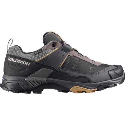 Salomon X Ultra 5 Wide Gore-Tex Hiking & Backpacking Shoes Dark Gull Gray