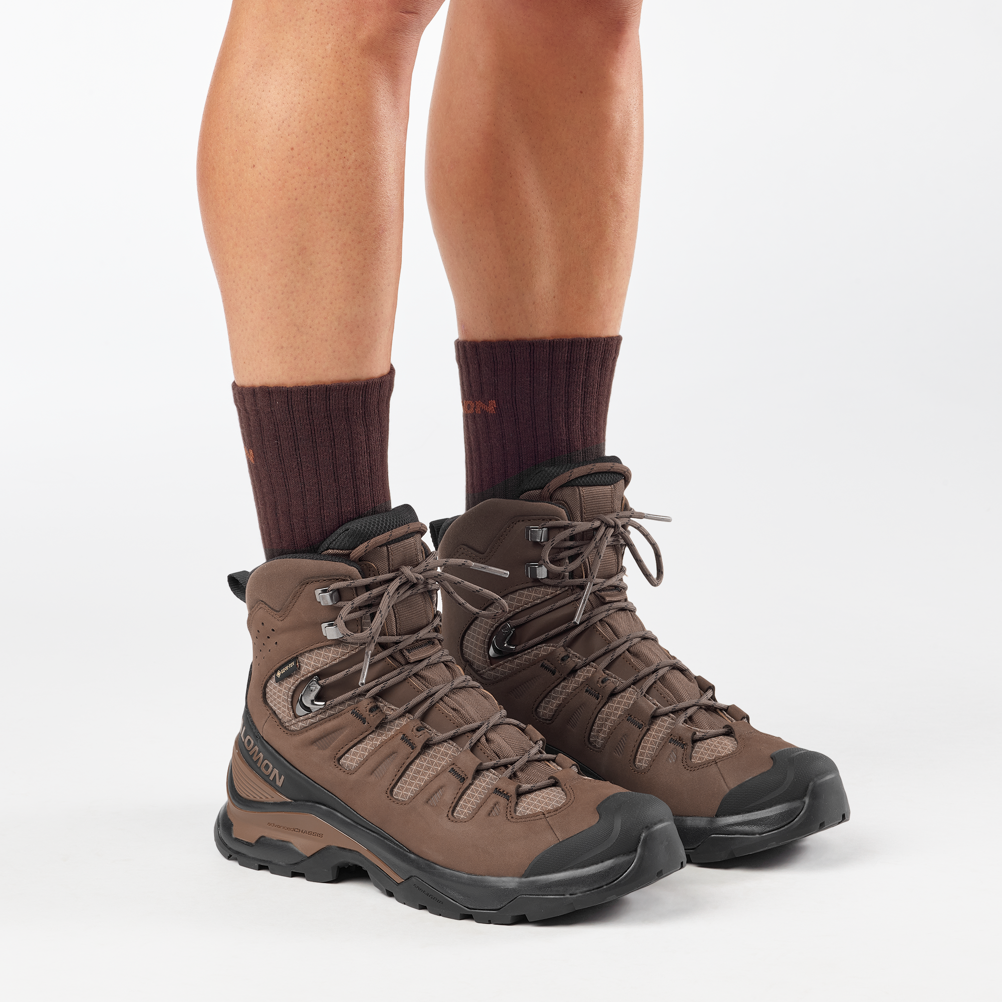 Salomon Quest 5 Gore Tex Hiking & Backpacking Shoes Dark Earth