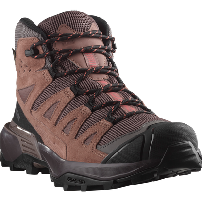 Salomon X Ultra 360 Leather Mid Gore-Tex Hiking & Backpacking Shoes Womens Peppercorn