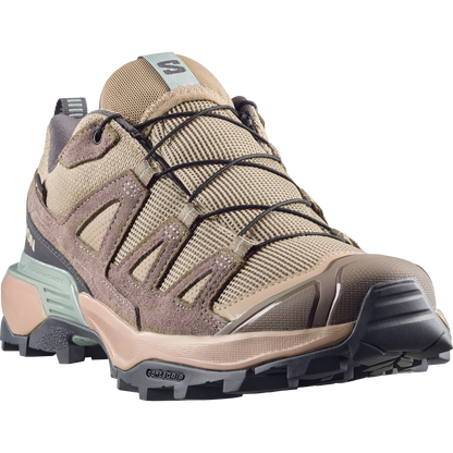 Salomon X Ultra 360 Leather Gore-Tex Hiking & Backpacking Shoes Womens Desert Tan