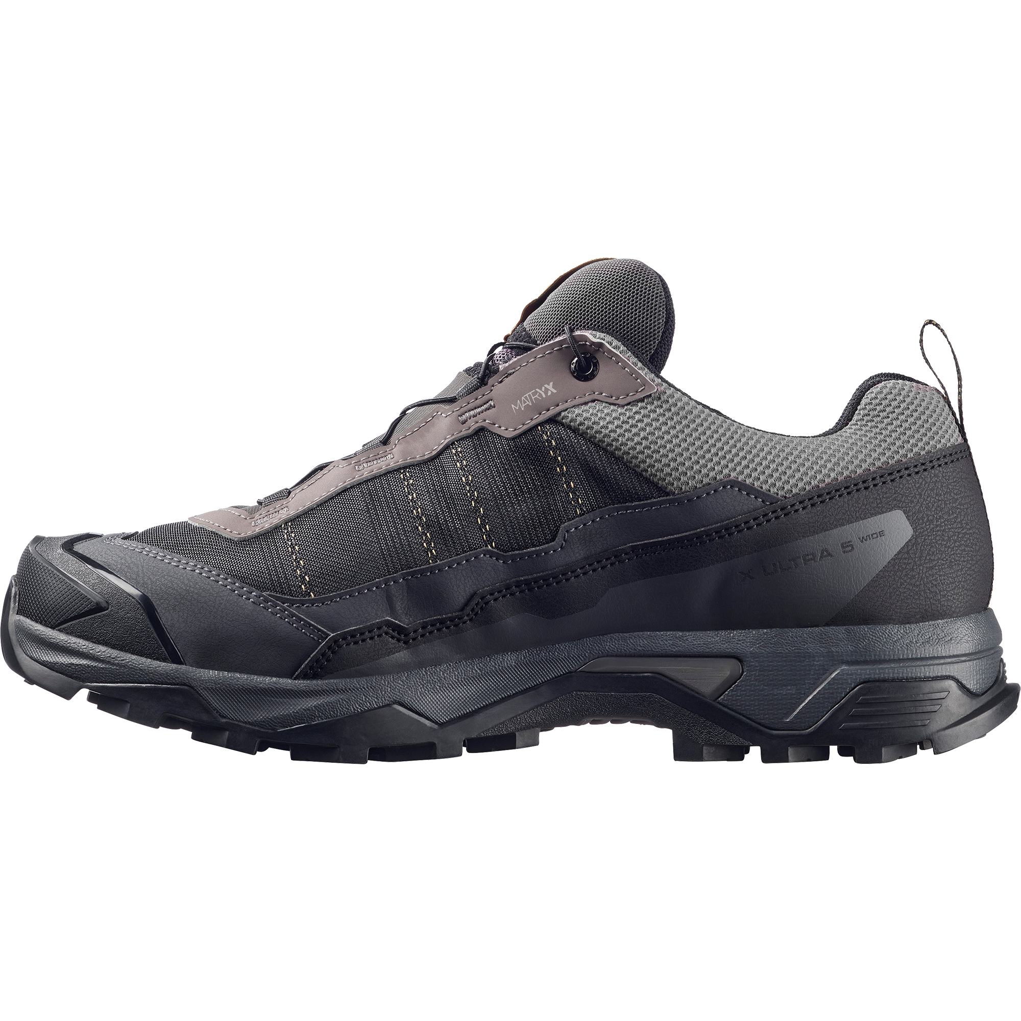 Salomon X Ultra 5 Wide Gore-Tex Hiking & Backpacking Shoes Dark Gull Gray