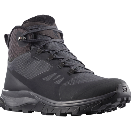 Salomon Outsnap Waterproof Winter Shoes Womens Black