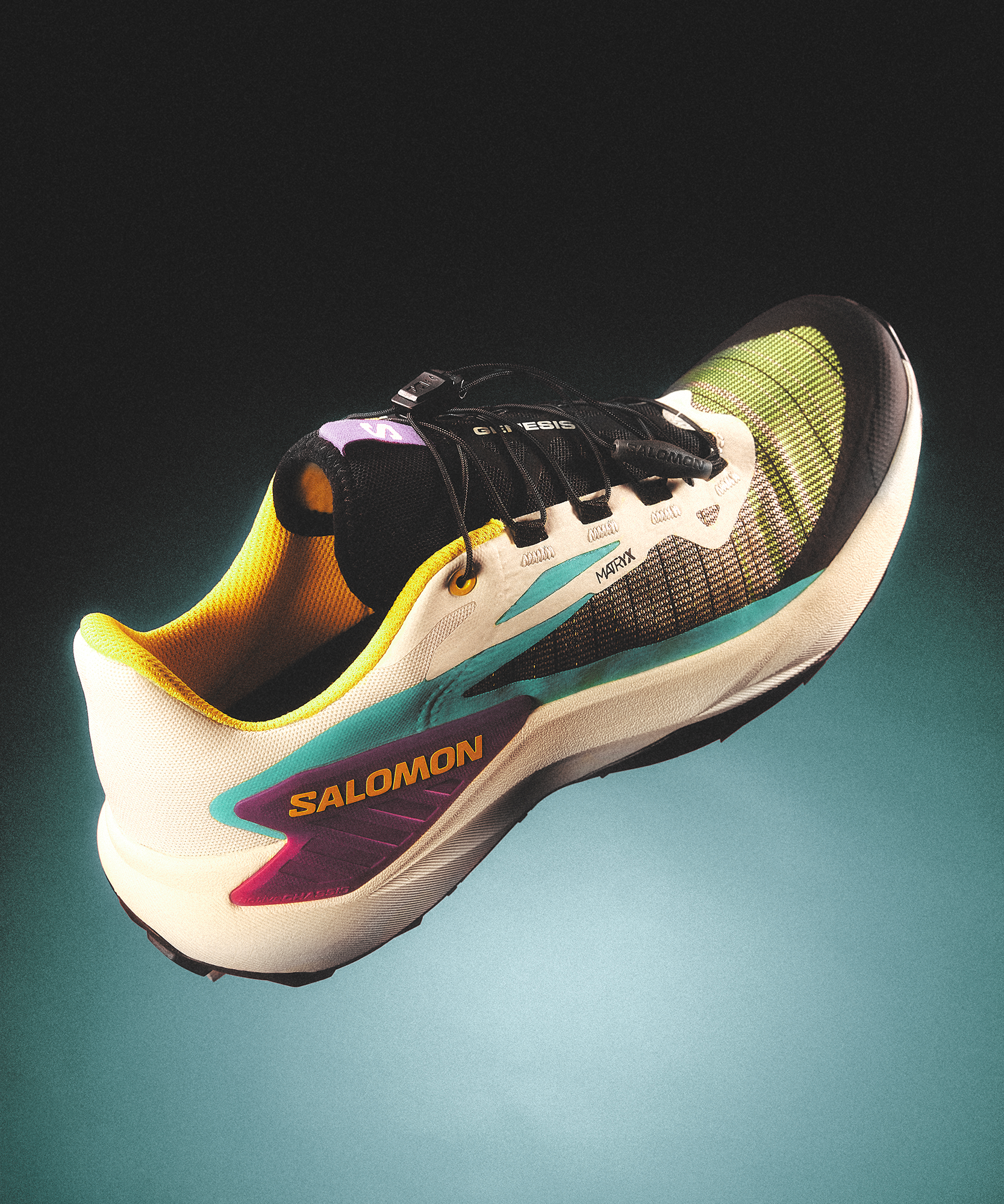 Salomon Genesis Trail Running Womens Transparent Yellow