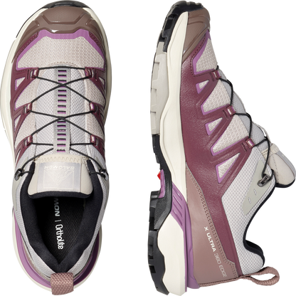 Salomon X Ultra 360 Edge Hiking Womens Silver Cloud
