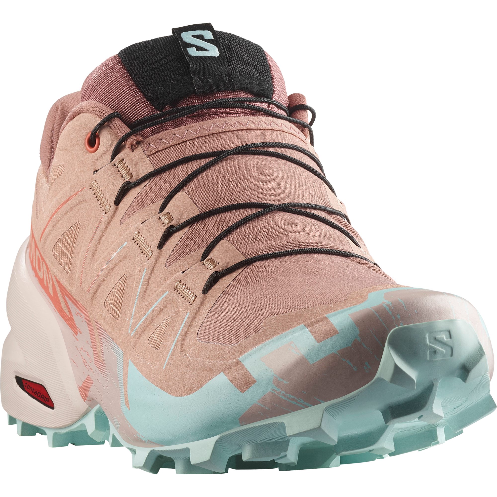 Salomon Speedcross 6 Trail Running Womens Mahogany Rose