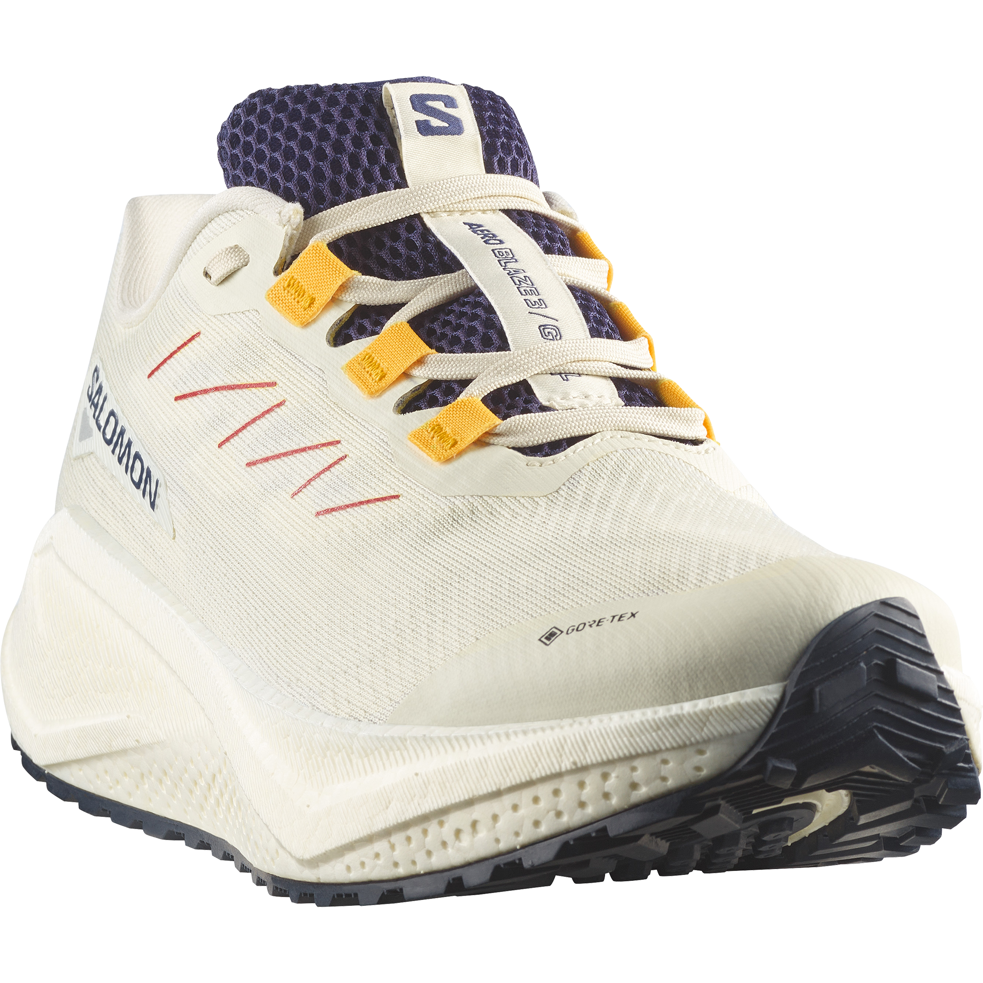 Salomon Aero Blaze 3 Grvl Gore-Tex Gravel Running Shoes Vanilla Ice
