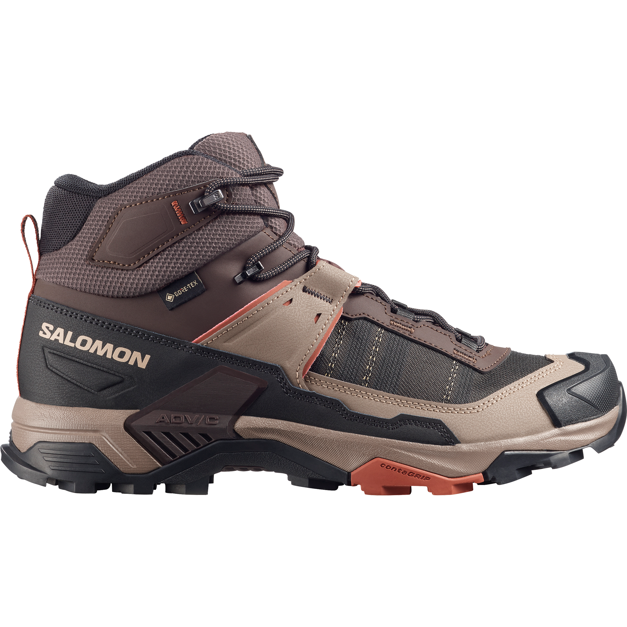 Salomon X Ultra 5 Mid Gore-Tex Hiking Black Coffee