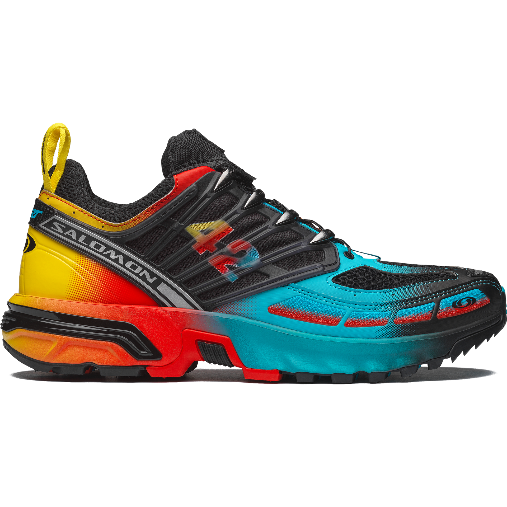 Salomon Acs Pro Lart De Lautomobile Intersections Fiery Red