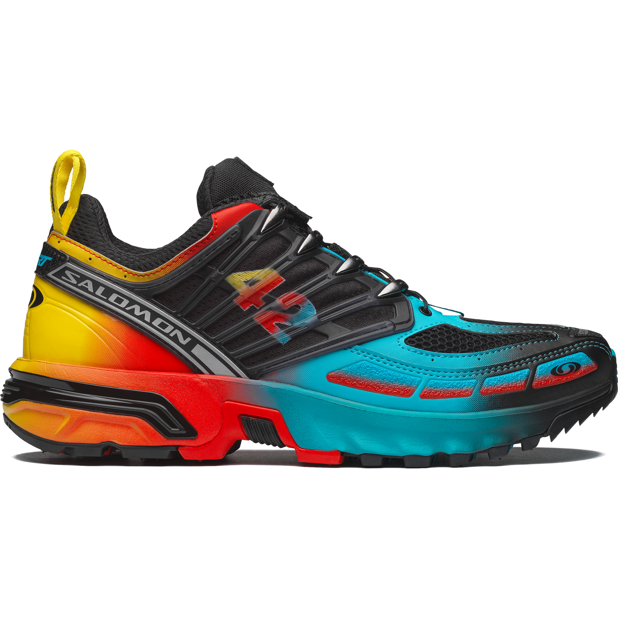 Salomon Acs Pro Lart De Lautomobile Intersections Fiery Red